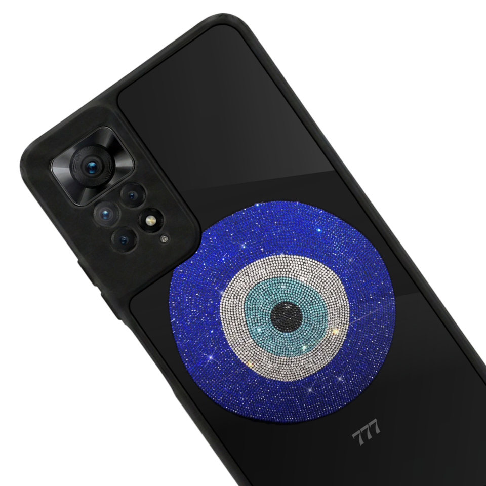 Xiaomi Redmi Note 12 Pro Uyumlu Nazar Tasarımlı Glossy Premium Kılıf