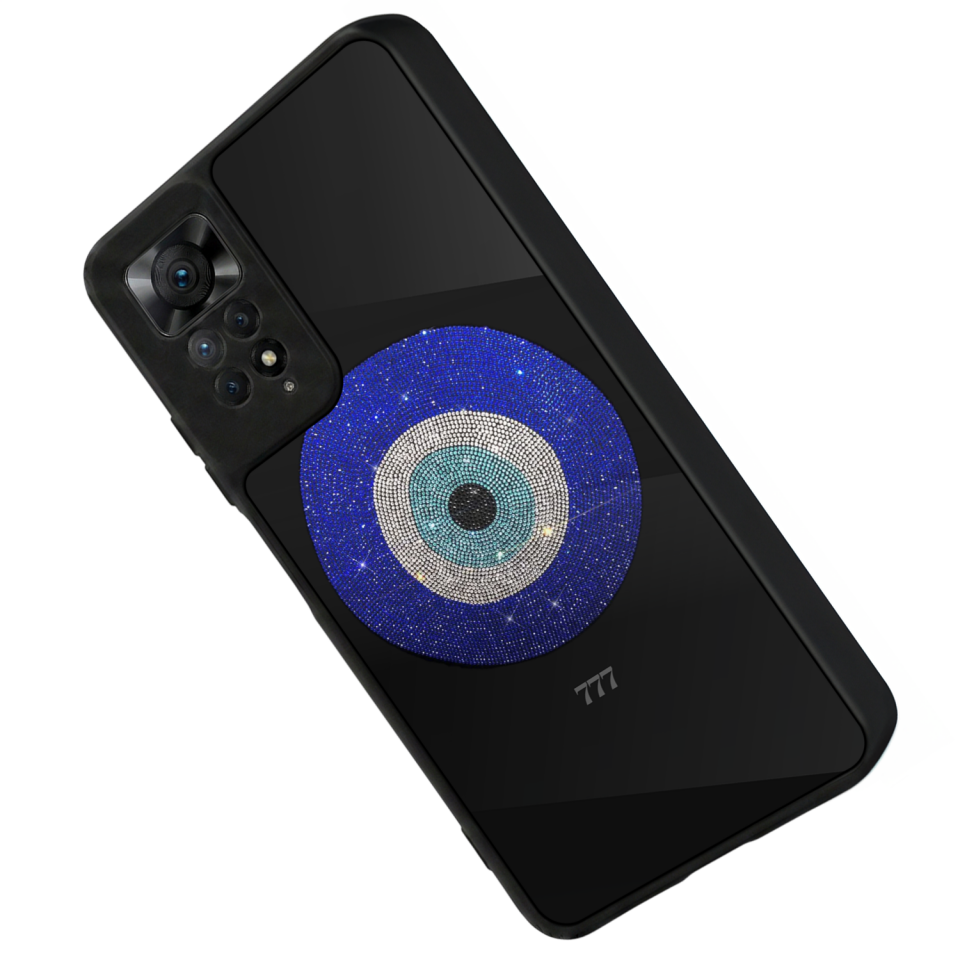 Xiaomi Redmi Note 12 Pro Uyumlu Nazar Tasarımlı Glossy Premium Kılıf