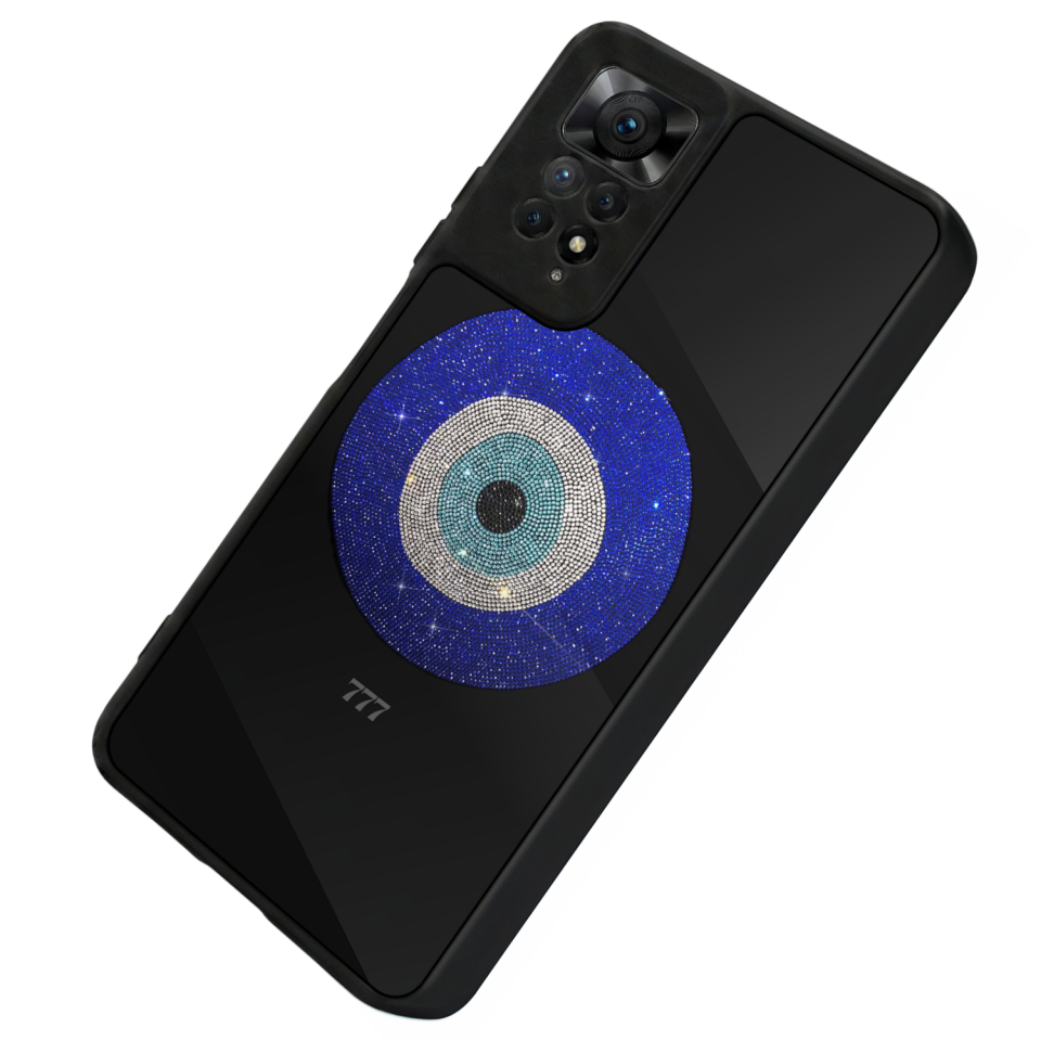 Xiaomi Redmi Note 12 Pro Uyumlu Nazar Tasarımlı Glossy Premium Kılıf