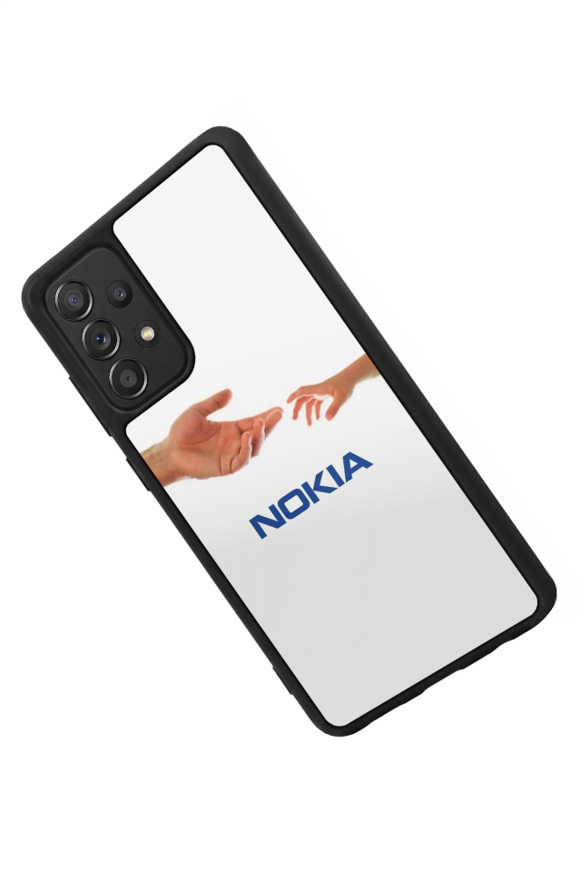 Samsung Galaxy A72 Uyumlu Nokia Tasarımlı Glossy Premium Kılıf