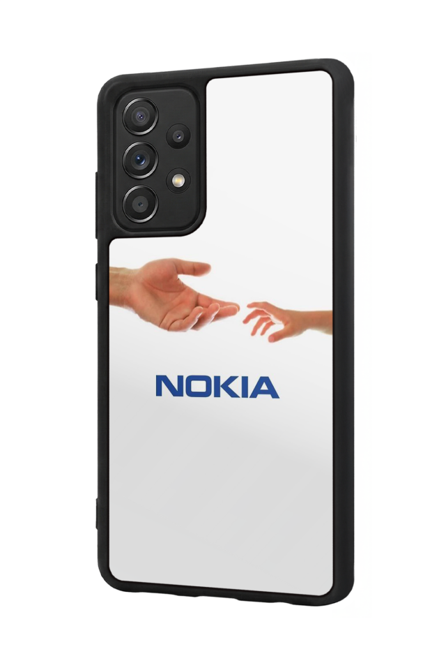 Samsung Galaxy A72 Uyumlu Nokia Tasarımlı Glossy Premium Kılıf