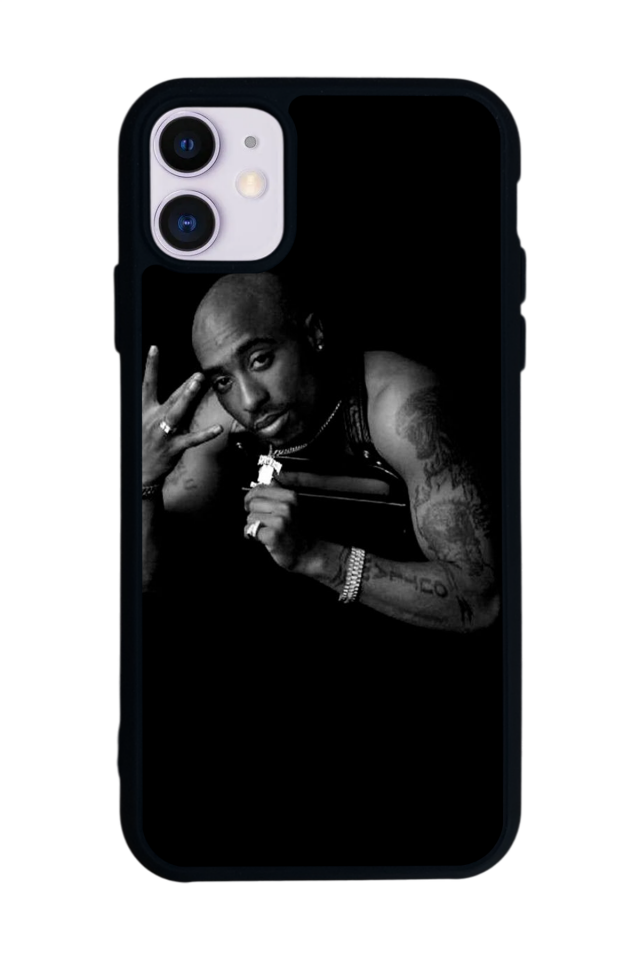 iPhone 11 Uyumlu Tupac Tasarımlı Glossy Premium Kılıf