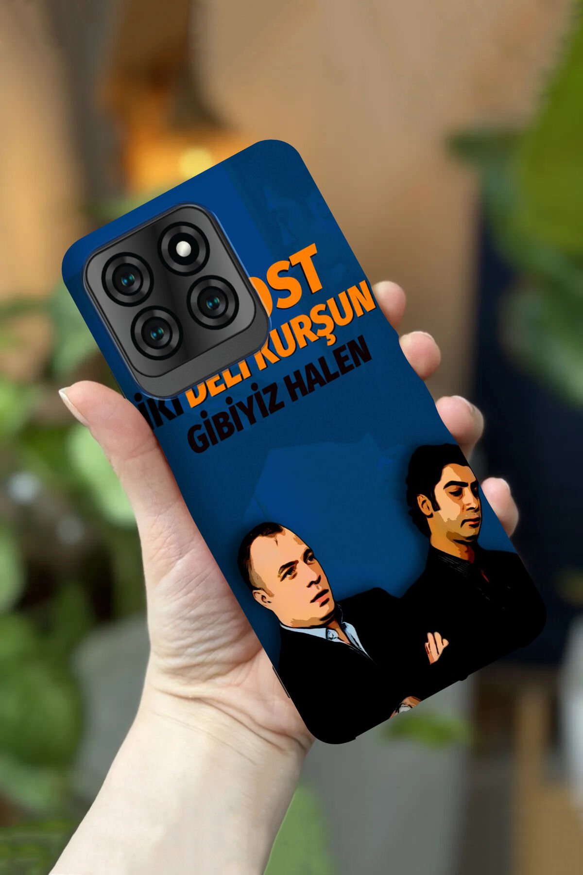 Reeder S71 Uyumlu Kamera Korumalı Çakır - Polat Desenli HD Baskılı Silikon Kılıf