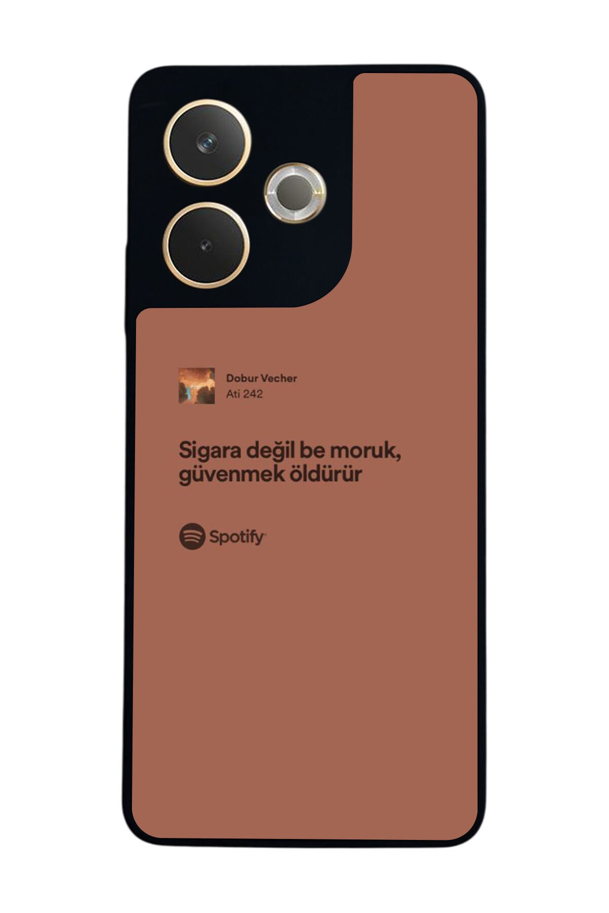 Oppo A5 Pro Uyumlu Sarki Sozleri Tasarımlı Glossy Premium Kılıf