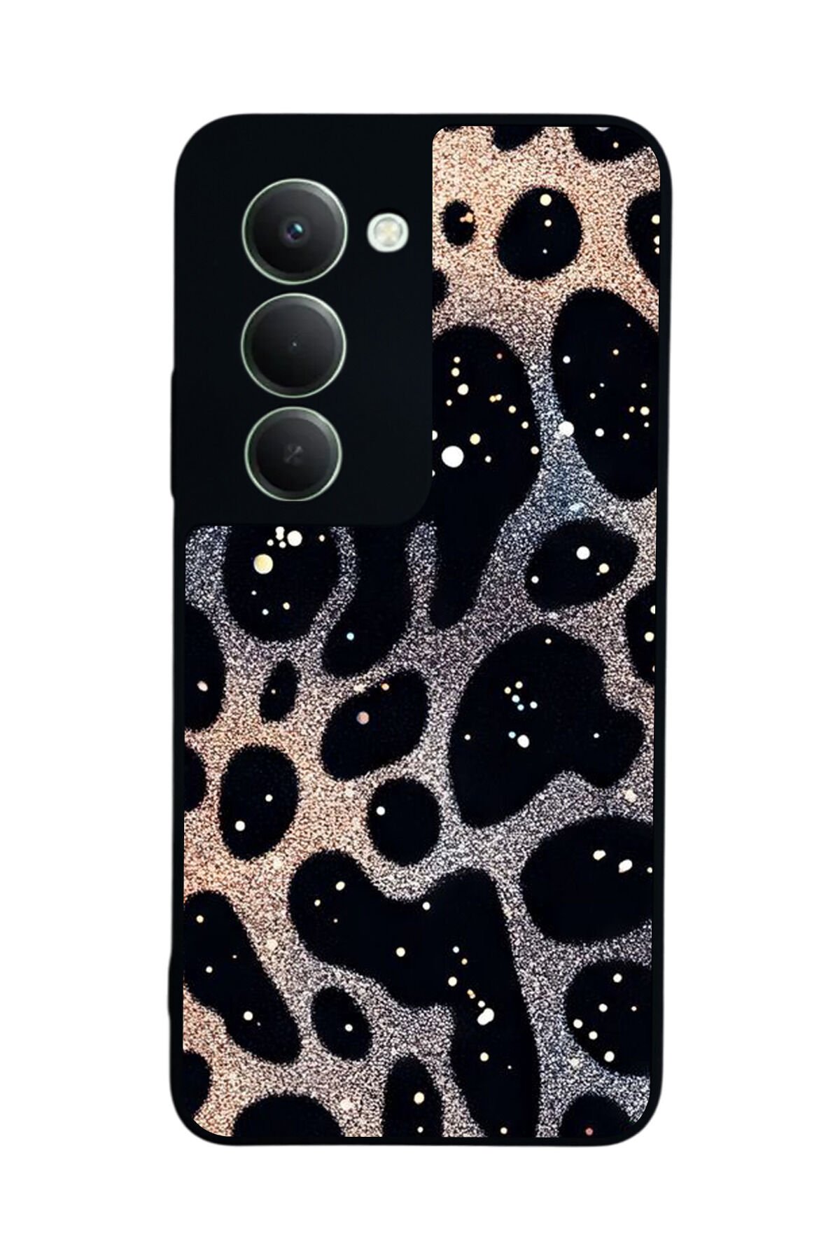 Xiaomi Redmi 15 5G Uyumlu Hologram Leopar Tasarımlı Glossy Premium Kılıf