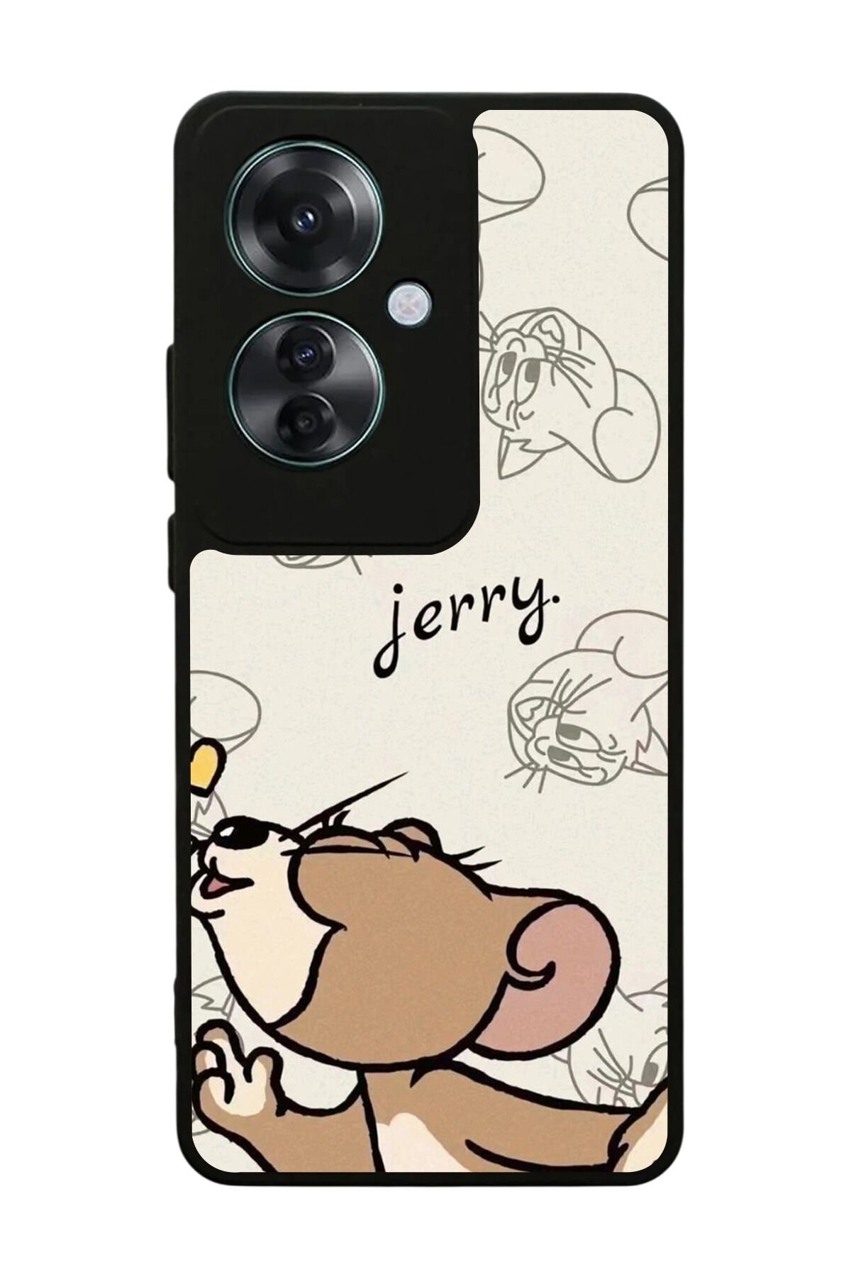 Oppo Reno 11F Uyumlu Tom And Jerry Tasarımlı Glossy Premium Kılıf
