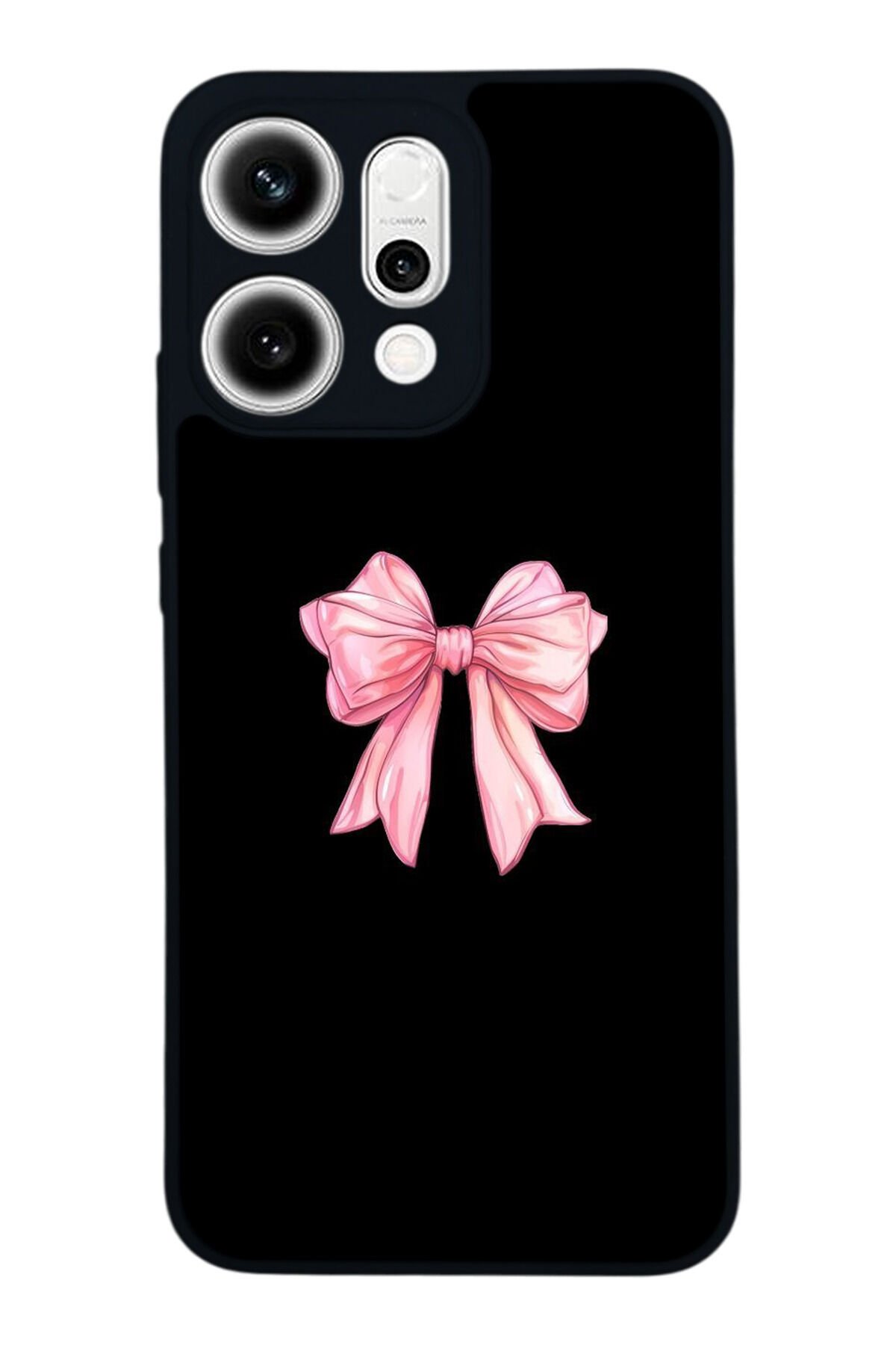 Oppo Reno 14 Uyumlu Kurdele Tasarımlı Glossy Premium Kılıf