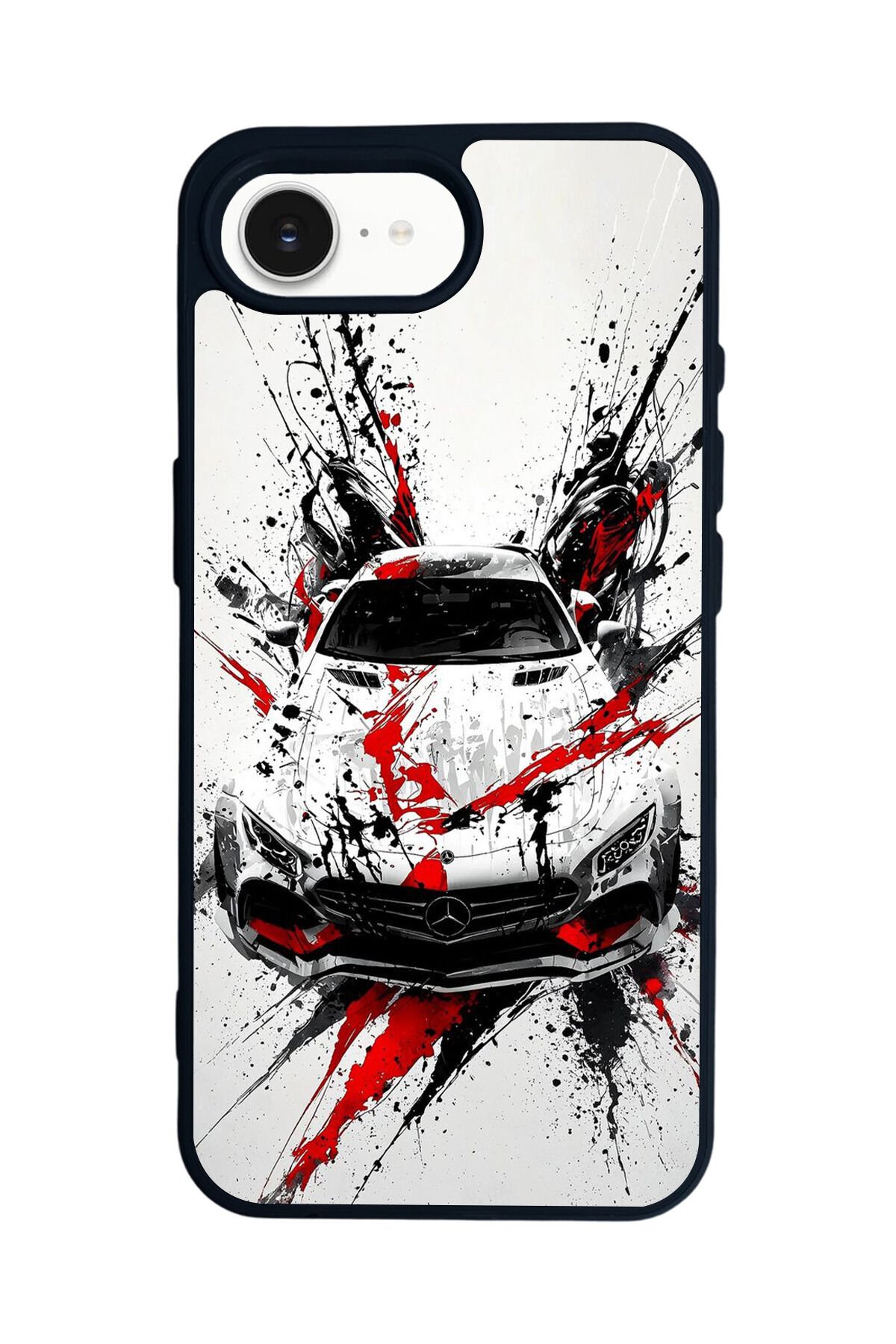 iPhone 16E Uyumlu Mercedes Tasarımlı Glossy Premium Kılıf