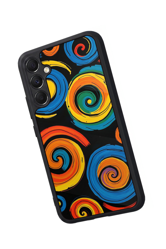 Samsung Galaxy A34 Uyumlu Abstract Tasarımlı Glossy Premium Kılıf