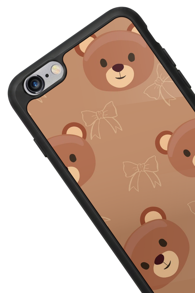 iPhone 6s Plus Uyumlu Ayı Tasarımlı Glossy Premium Kılıf