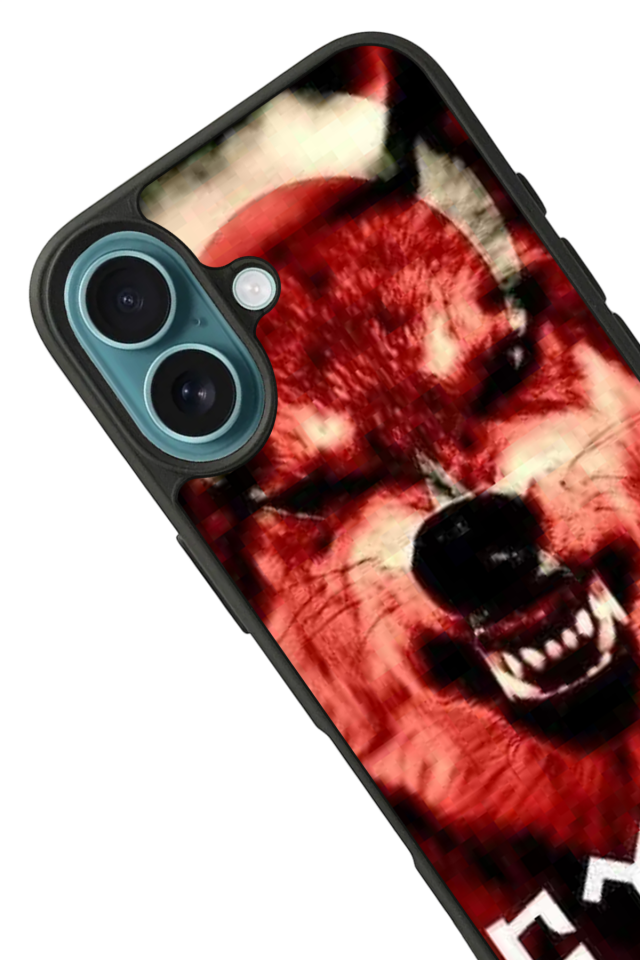 iPhone 16 Plus Uyumlu Bozkurt Tasarımlı Glossy Premium Kılıf