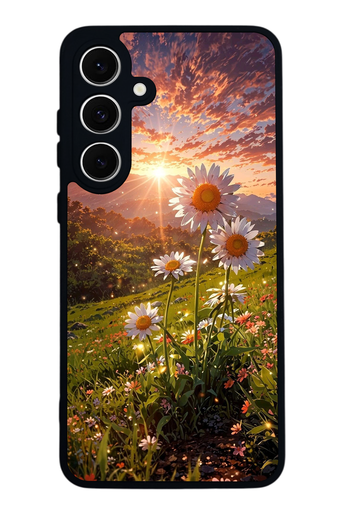 Samsung Galaxy A16 Uyumlu Cicek Tasarımlı Glossy Premium Kılıf