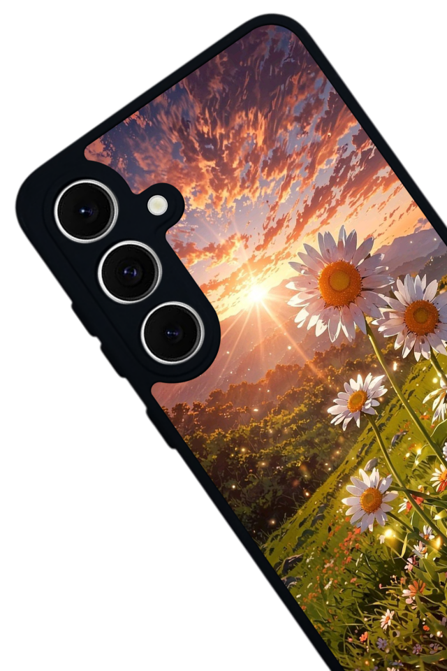 Samsung Galaxy A16 Uyumlu Cicek Tasarımlı Glossy Premium Kılıf