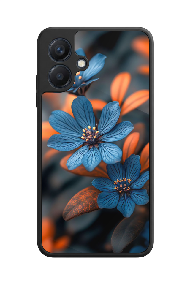 Samsung Galaxy A07 Uyumlu Cicek Tasarımlı Glossy Premium Kılıf