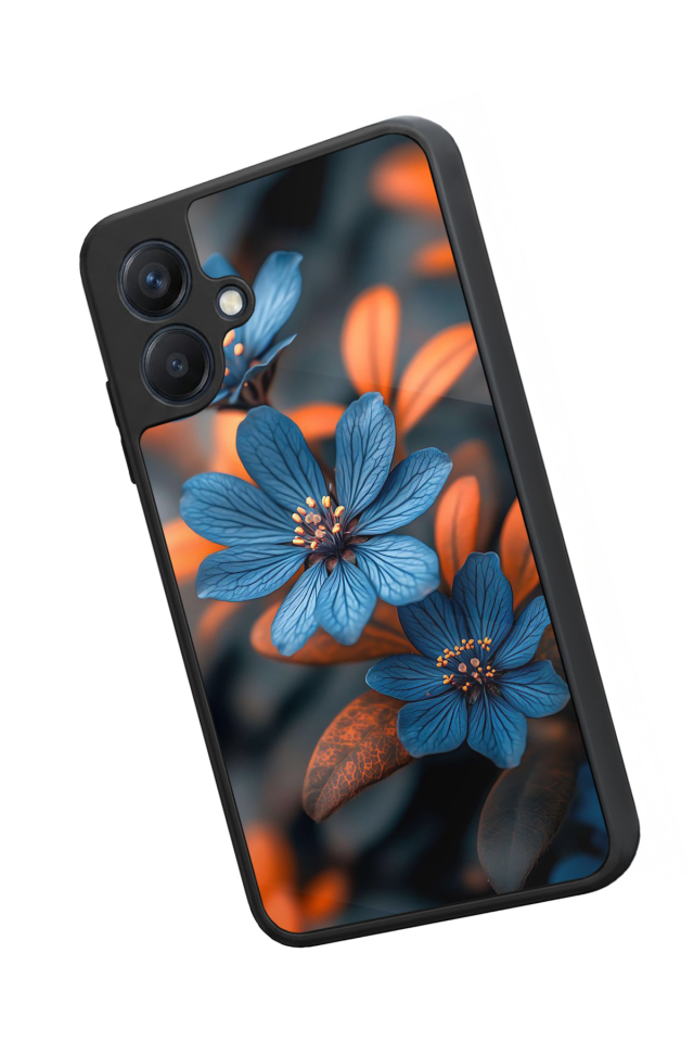 Samsung Galaxy A07 Uyumlu Cicek Tasarımlı Glossy Premium Kılıf