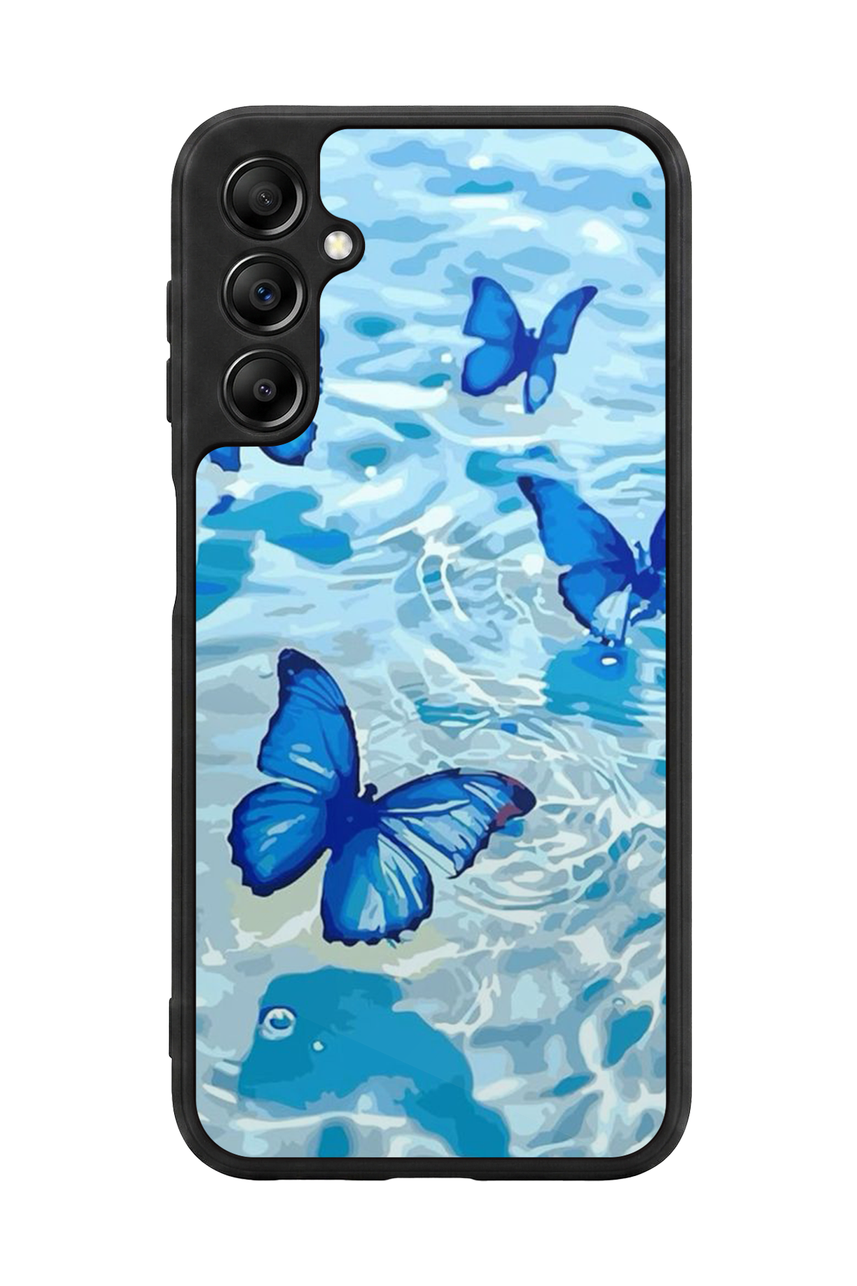 Samsung Galaxy A14 Uyumlu Kelebek Tasarımlı Glossy Premium Kılıf
