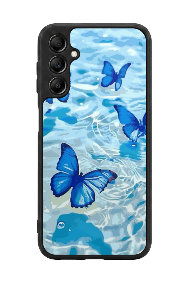 Samsung Galaxy A14 Uyumlu Kelebek Tasarımlı Glossy Premium Kılıf