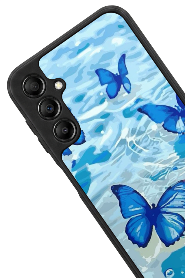 Samsung Galaxy A14 Uyumlu Kelebek Tasarımlı Glossy Premium Kılıf