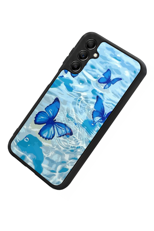 Samsung Galaxy A14 Uyumlu Kelebek Tasarımlı Glossy Premium Kılıf