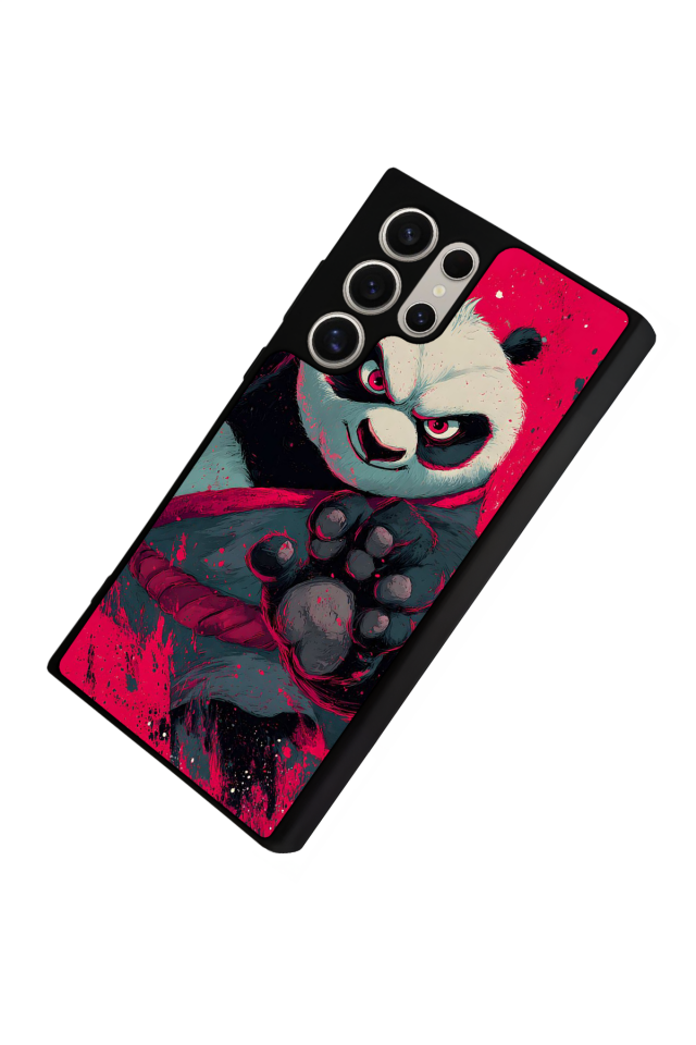 Samsung Galaxy S23 Ultra Uyumlu Kung Fu Panda Tasarımlı Glossy Premium Kılıf