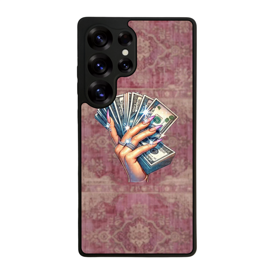 Samsung Galaxy S25 Ultra Uyumlu Money Para Tasarımlı Glossy Premium Kılıf