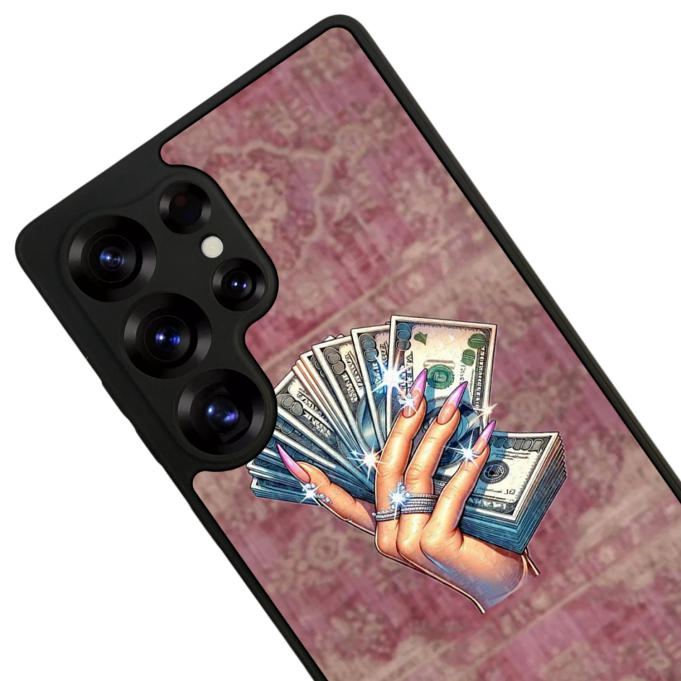 Samsung Galaxy S25 Ultra Uyumlu Money Para Tasarımlı Glossy Premium Kılıf