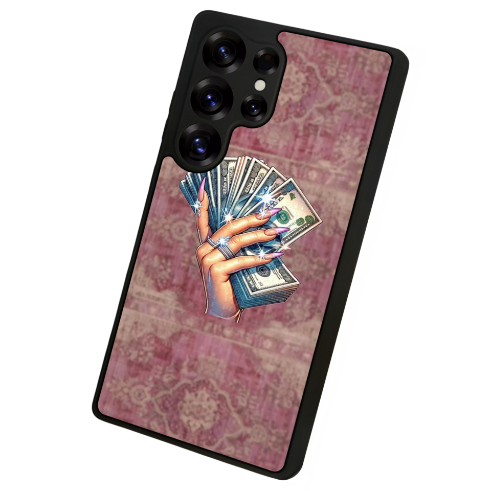 Samsung Galaxy S25 Ultra Uyumlu Money Para Tasarımlı Glossy Premium Kılıf