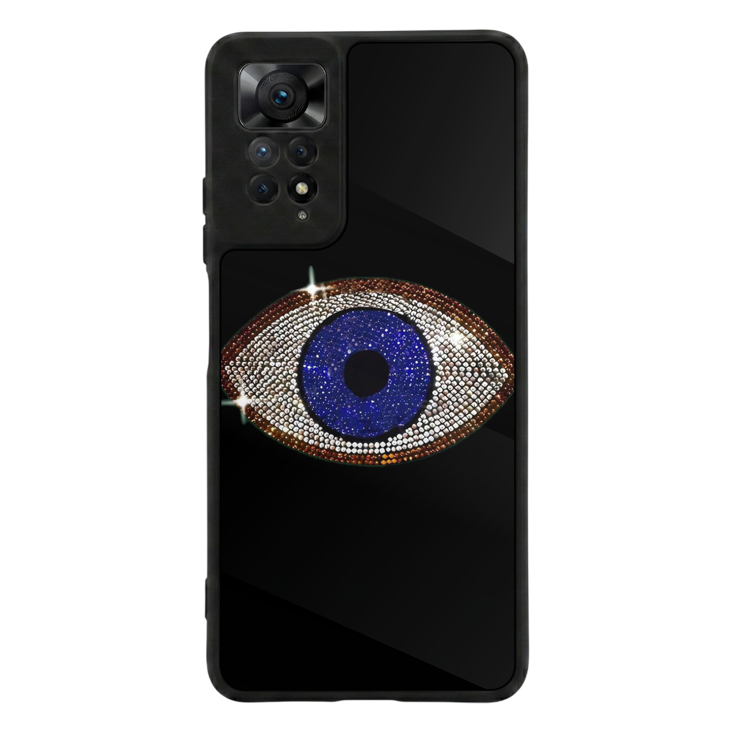 Xiaomi Redmi Note 12 Pro Uyumlu Nazar Tasarımlı Glossy Premium Kılıf