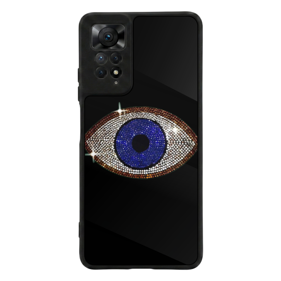 Xiaomi Redmi Note 12 Pro Uyumlu Nazar Tasarımlı Glossy Premium Kılıf