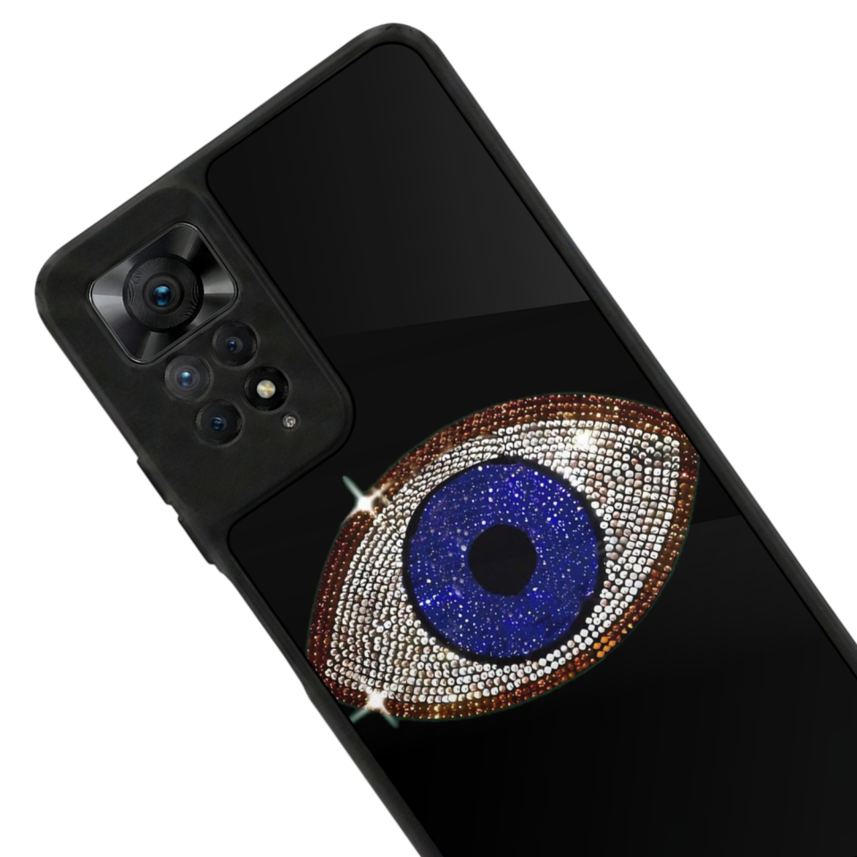 Xiaomi Redmi Note 12 Pro Uyumlu Nazar Tasarımlı Glossy Premium Kılıf