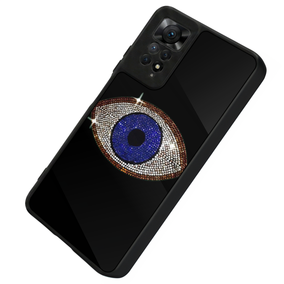 Xiaomi Redmi Note 12 Pro Uyumlu Nazar Tasarımlı Glossy Premium Kılıf