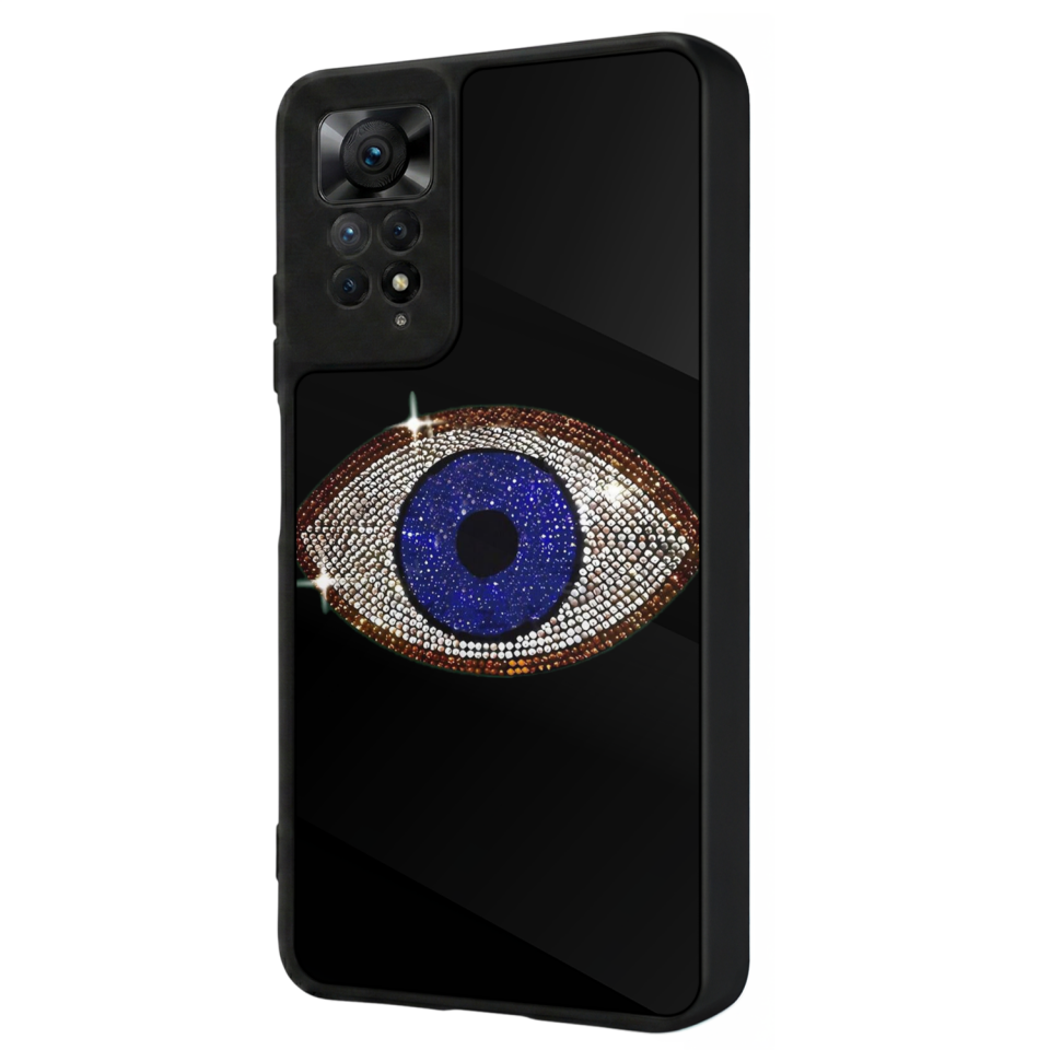 Xiaomi Redmi Note 12 Pro Uyumlu Nazar Tasarımlı Glossy Premium Kılıf