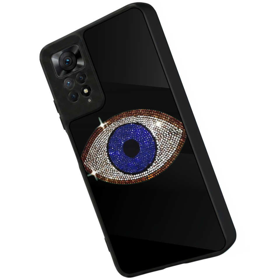 Xiaomi Redmi Note 12 Pro Uyumlu Nazar Tasarımlı Glossy Premium Kılıf