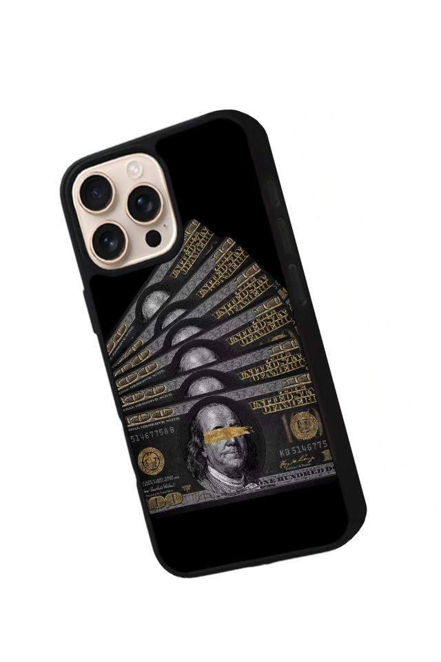 iPhone 16 Pro Uyumlu Para Tasarımlı Glossy Premium Kılıf