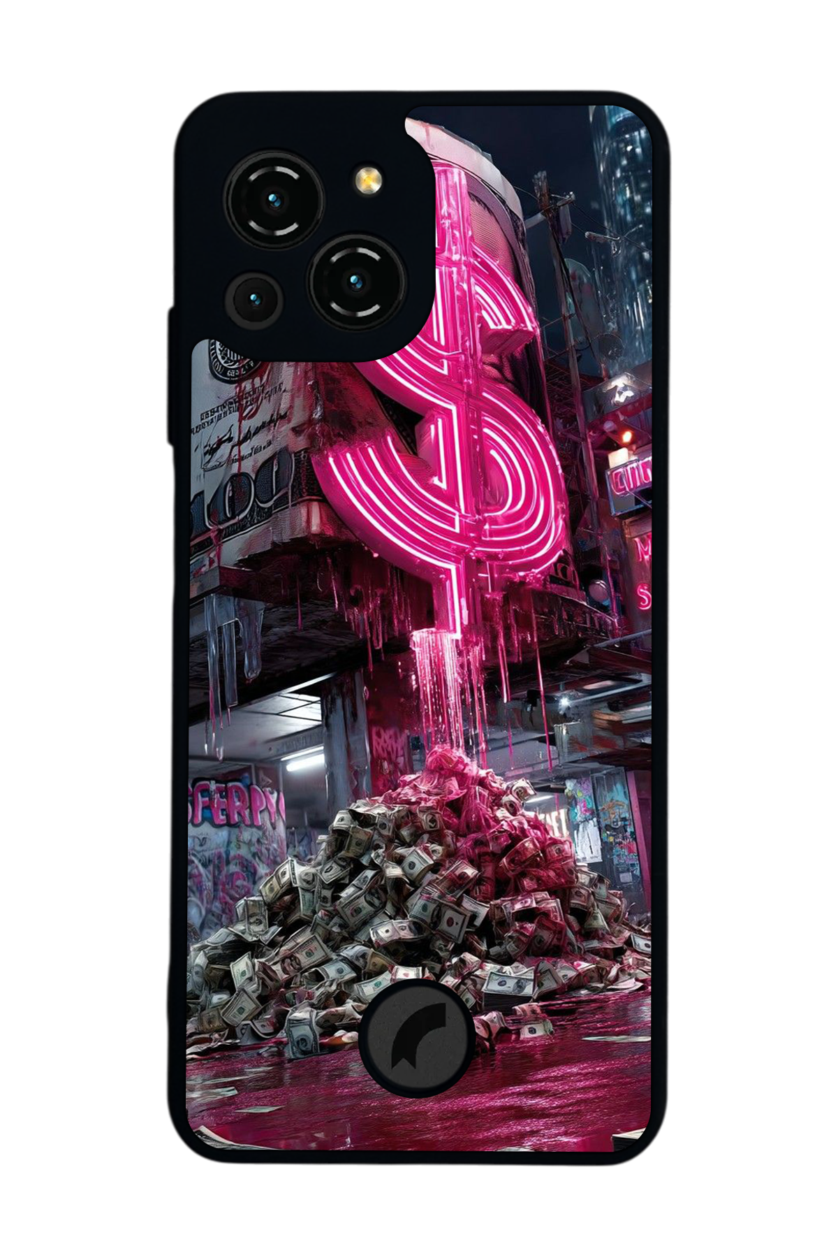 Reeder S23 Pro Max Uyumlu Para Tasarımlı Glossy Premium Kılıf