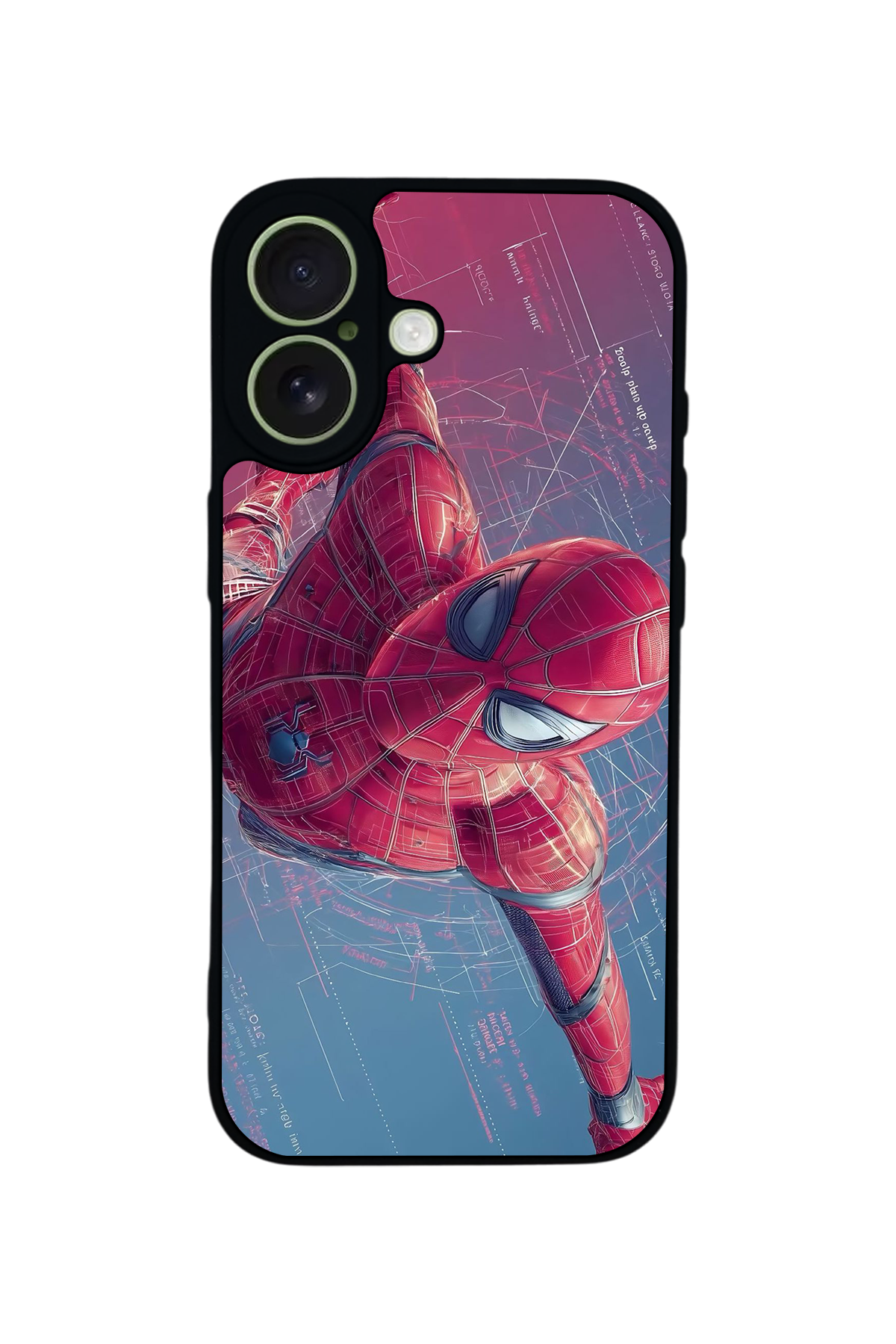 iPhone 17 Uyumlu Spider Man ( Örümcek Adam ) Tasarımlı Glossy Premium Kılıf
