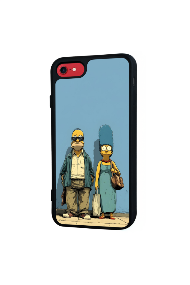 iPhone 7 Uyumlu The Simpsons Tasarımlı Glossy Premium Kılıf