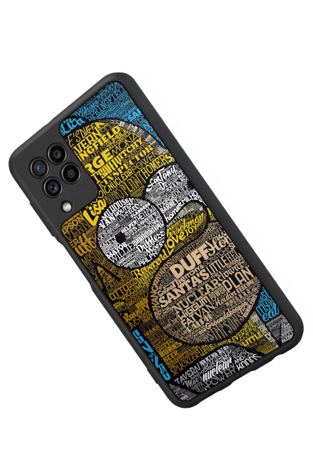 Samsung Galaxy M32 Uyumlu The Simpsons Tasarımlı Glossy Premium Kılıf
