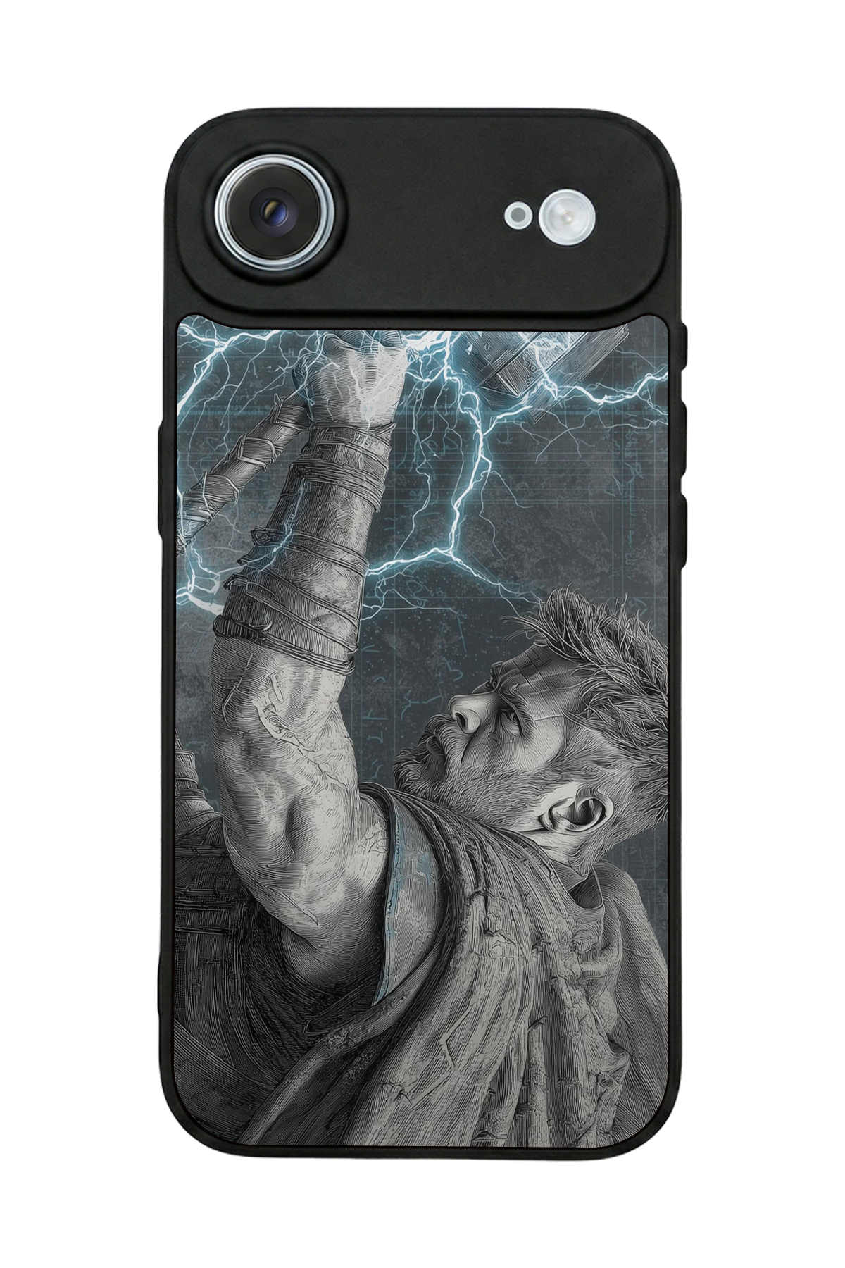 iPhone 17 Air Uyumlu Thor Tasarımlı Glossy Premium Kılıf