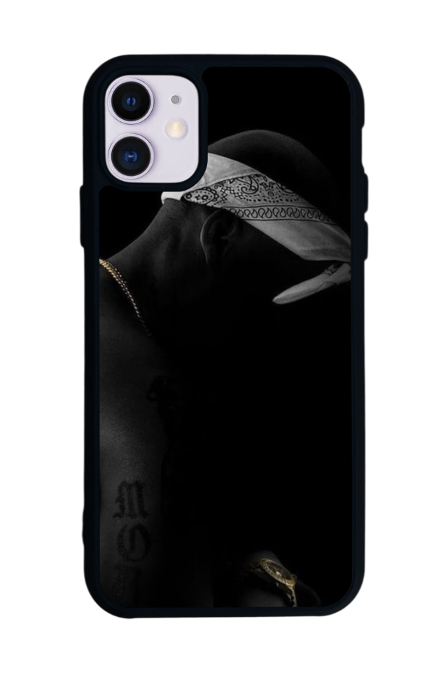 iPhone 11 Uyumlu Tupac Tasarımlı Glossy Premium Kılıf
