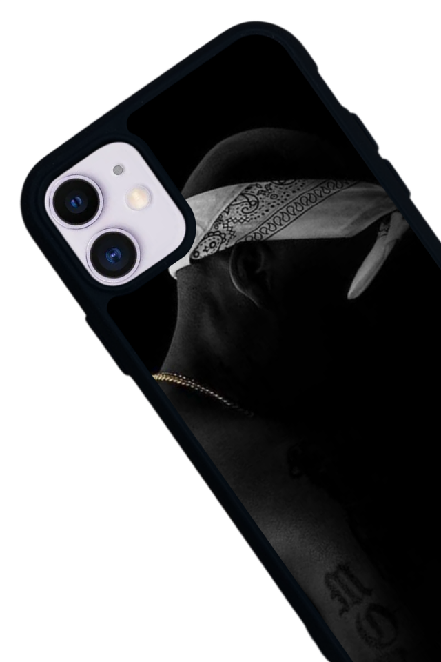 iPhone 11 Uyumlu Tupac Tasarımlı Glossy Premium Kılıf