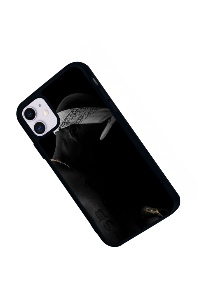 iPhone 11 Uyumlu Tupac Tasarımlı Glossy Premium Kılıf