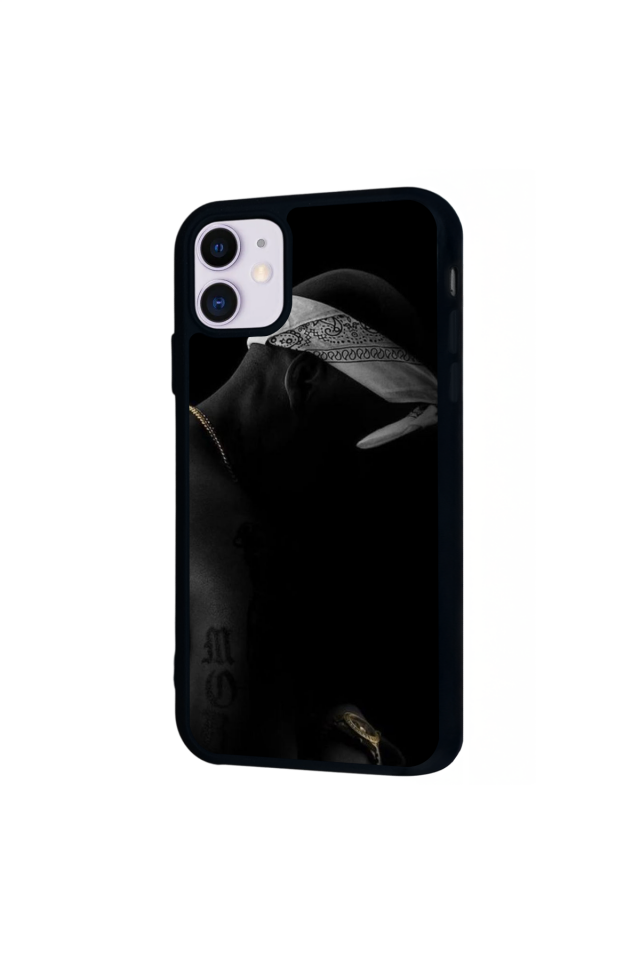 iPhone 11 Uyumlu Tupac Tasarımlı Glossy Premium Kılıf