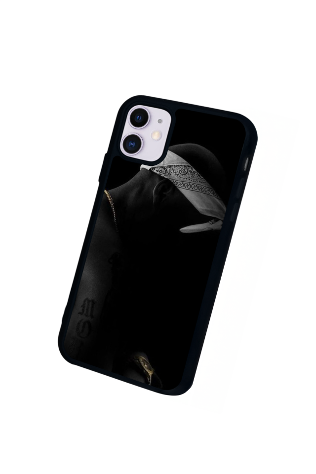 iPhone 11 Uyumlu Tupac Tasarımlı Glossy Premium Kılıf