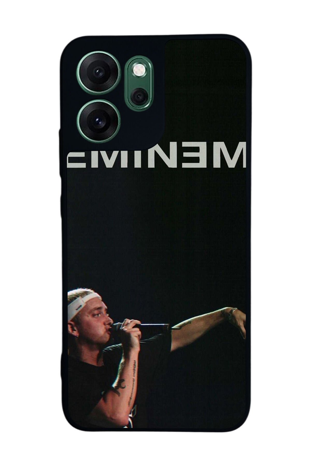 Oppo Reno 14F Uyumlu Eminem Tasarımlı Glossy Premium Kılıf
