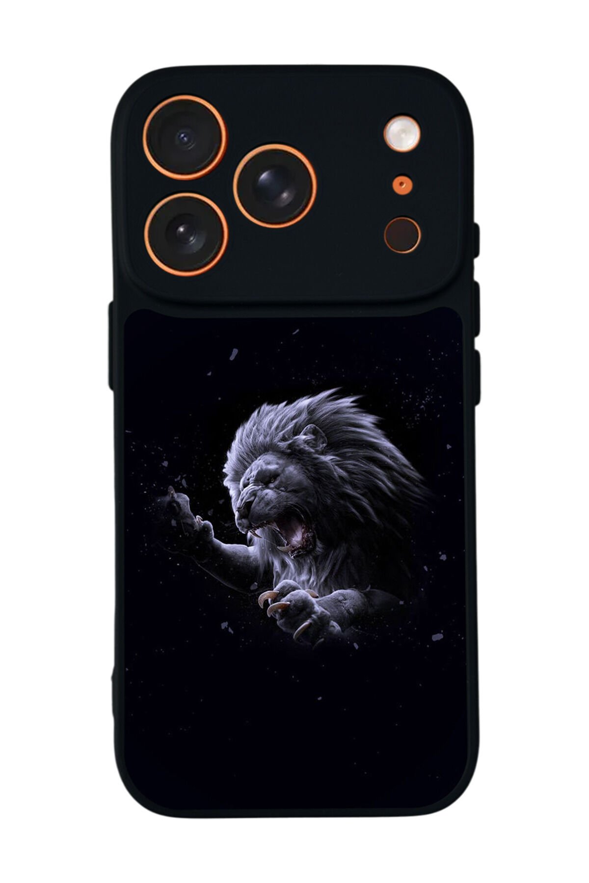 iPhone 17 Pro Max Uyumlu Aslan Tasarımlı Glossy Premium Kılıf