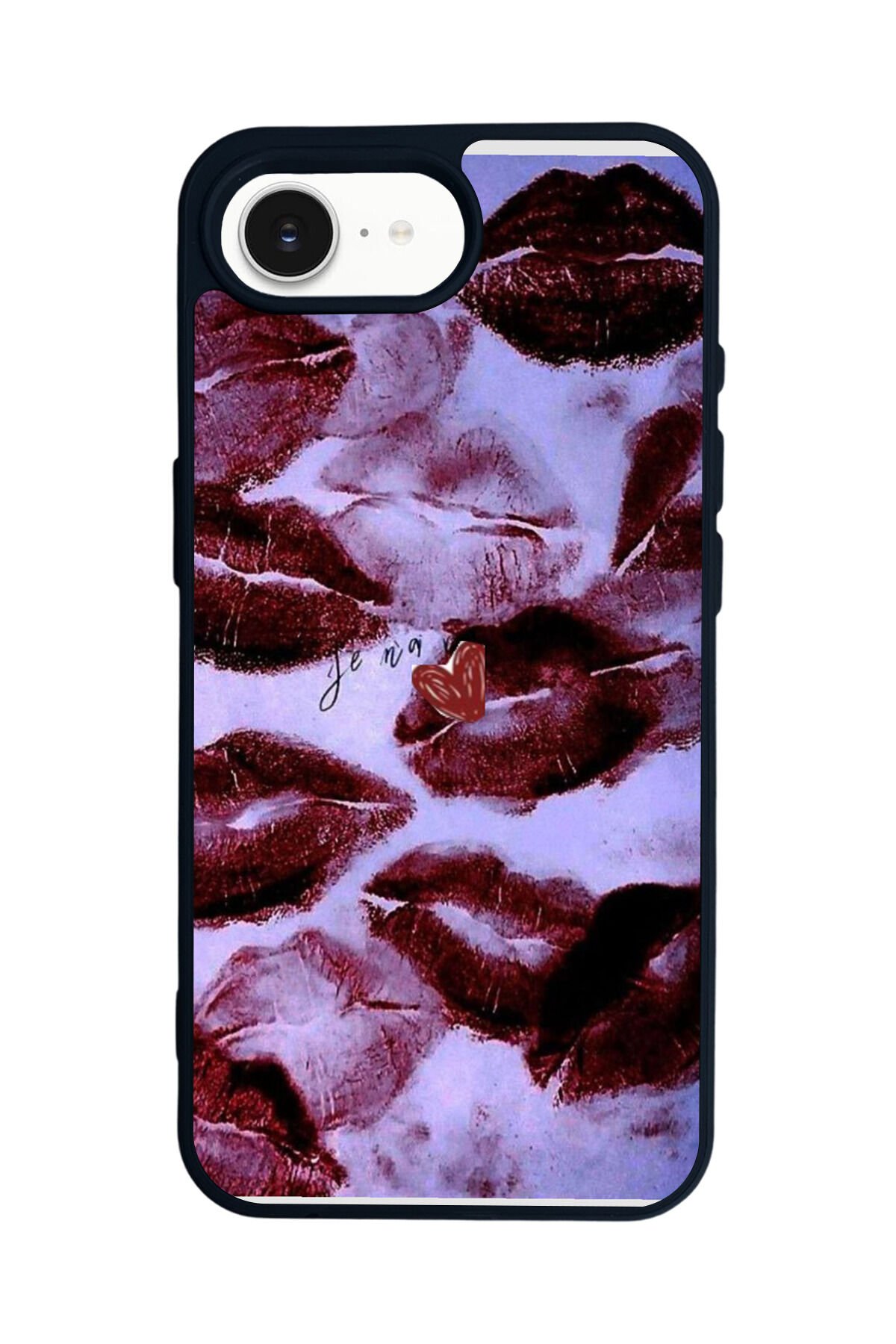 iPhone 16E Uyumlu Dudak Tasarımlı Glossy Premium Kılıf
