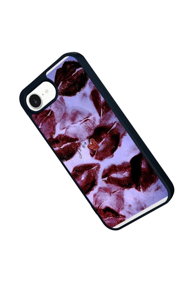 iPhone 16E Uyumlu Dudak Tasarımlı Glossy Premium Kılıf