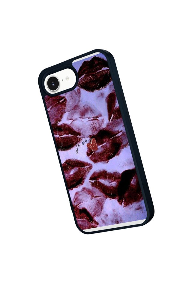 iPhone 16E Uyumlu Dudak Tasarımlı Glossy Premium Kılıf