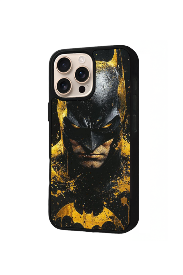 iPhone 15 Pro Max Uyumlu Batman Tasarımlı Glossy Premium Kılıf